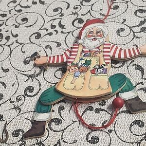 Festive  Vintage Santa Claus Ornament